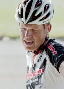 Craig in cycling gear